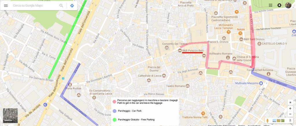 ليتشي Palazzo Belli B&B المظهر الخارجي الصورة